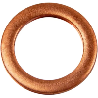 Шайба медная уплотнительная 6х10х1 мм